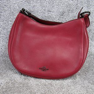 Coach Nomad Bag Red Leather Hobo 54446